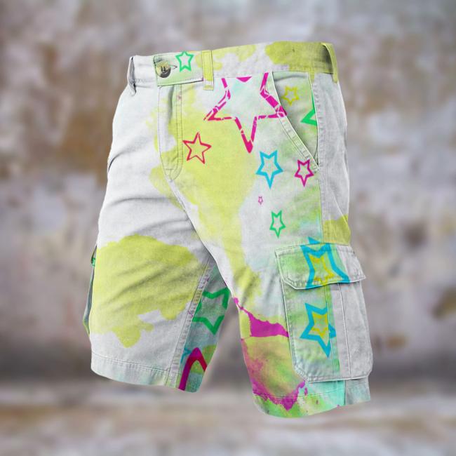 Preview: Cargohose mit Luna - Hose, lang oder kurz, bunt, 100% Polyester, Grösse S-5XL, fester Stoff, Normale Passform, Mischling, Mix, Strassenhunde